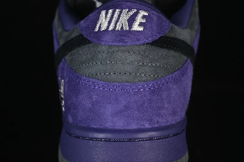 All categories Nk SB Dunk Series Nk SB Dunk Low low-top sneakers C version Supreme x Nike Dunk SB Dunk Low joint gray and purple low-top casual skateboard shoes HQ8487-500